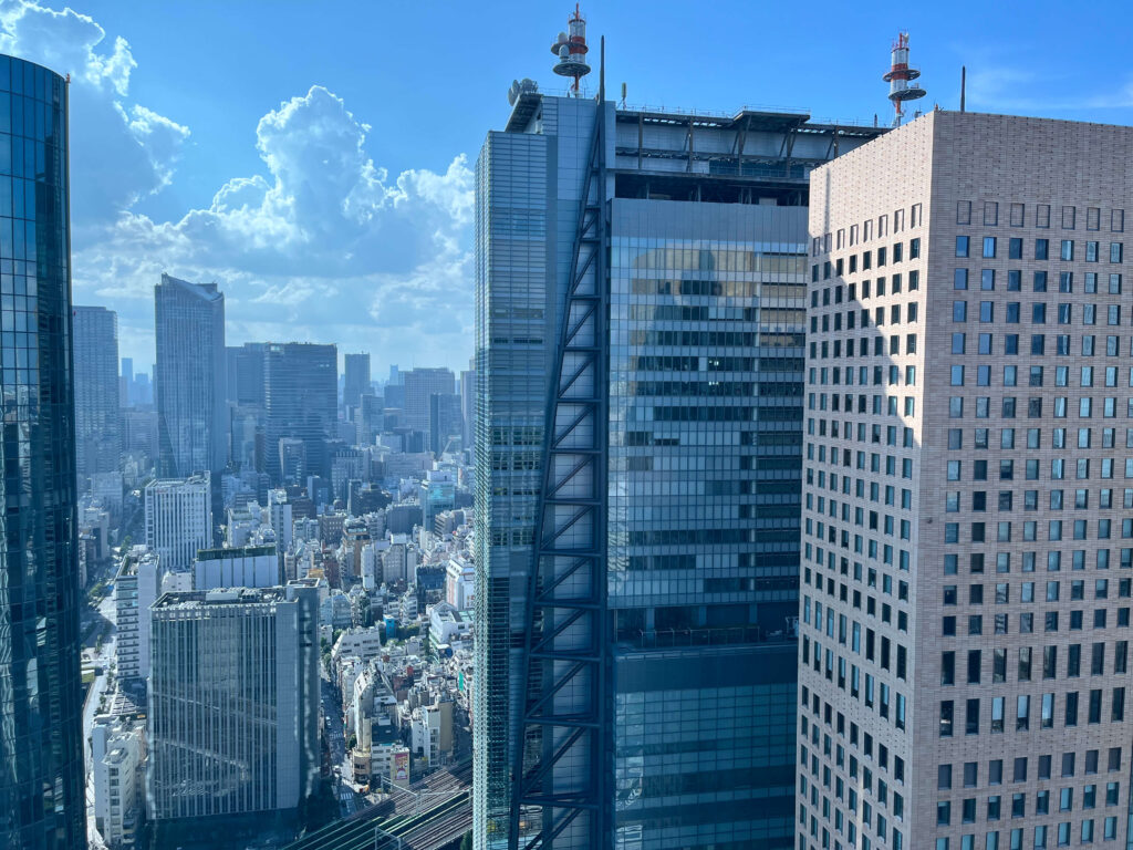 客室からの風景の写真