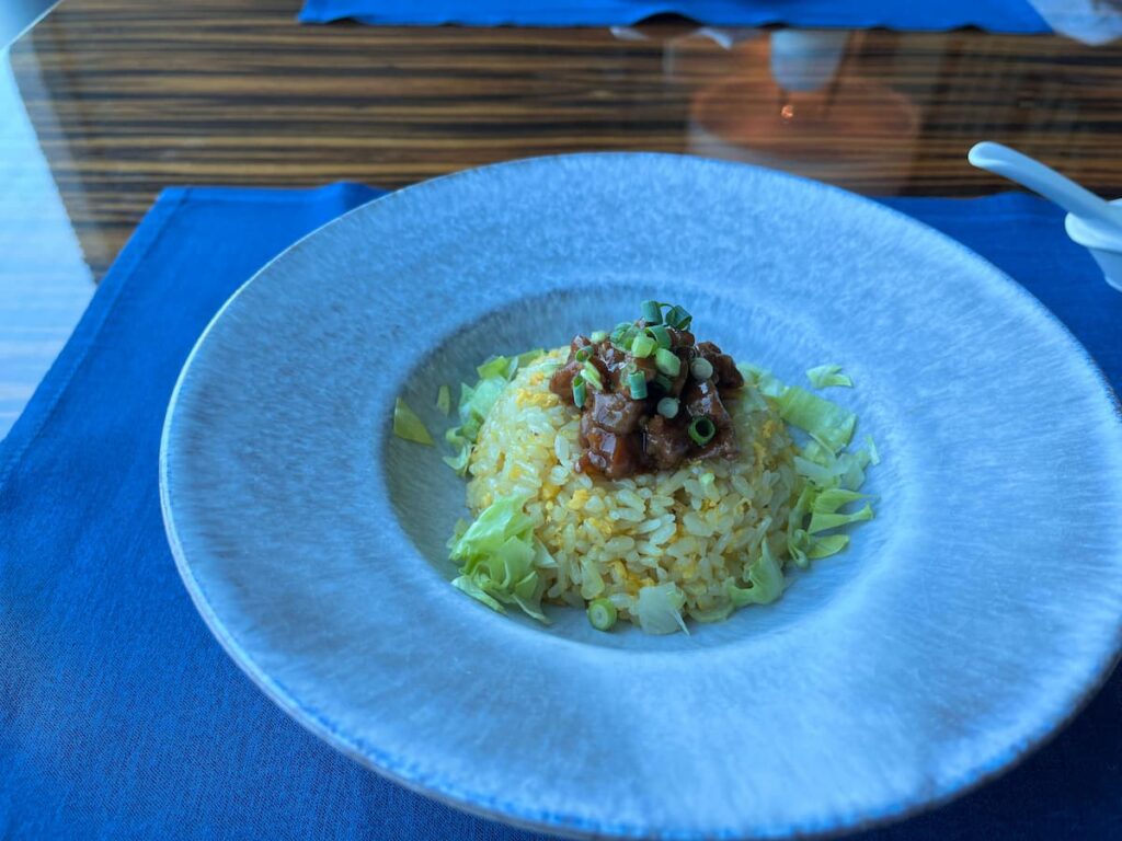 黒毛和牛の特製肉醬炒飯の写真
