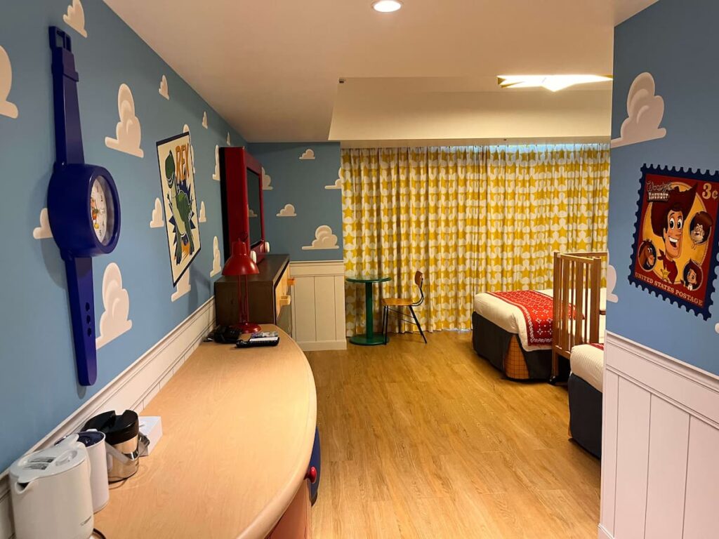 スーペリアルームの部屋の全景