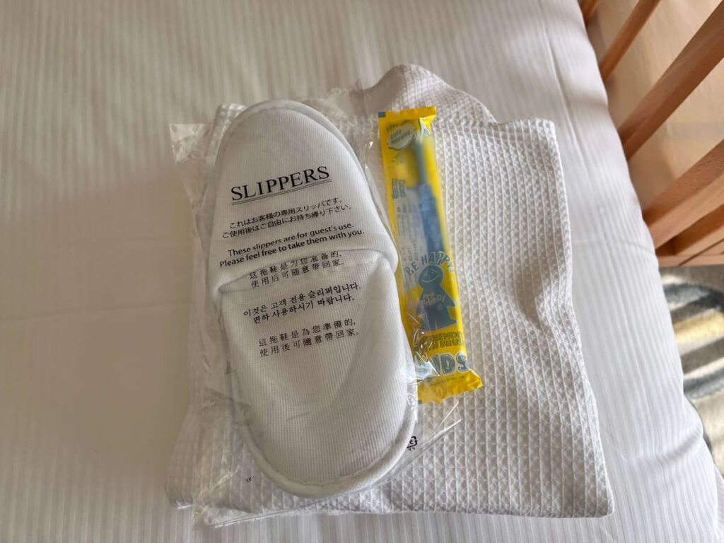 子供用のアメニティーセット