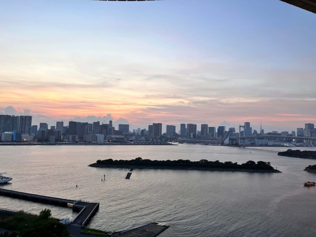 夕方の景色