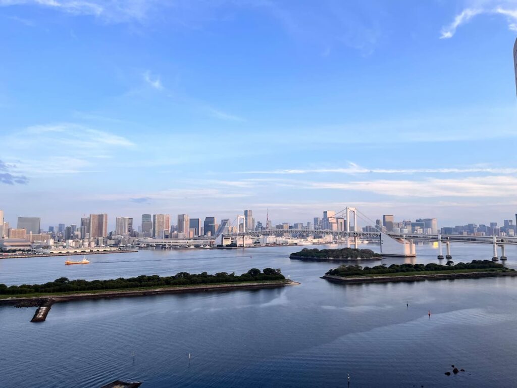 プレミアムデラックスルームから見る景色(朝)